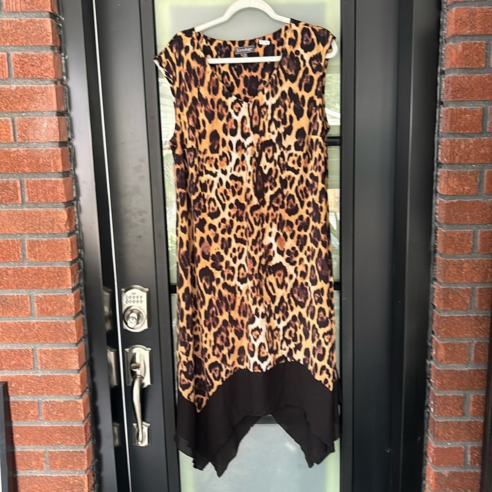 Leopard print dress